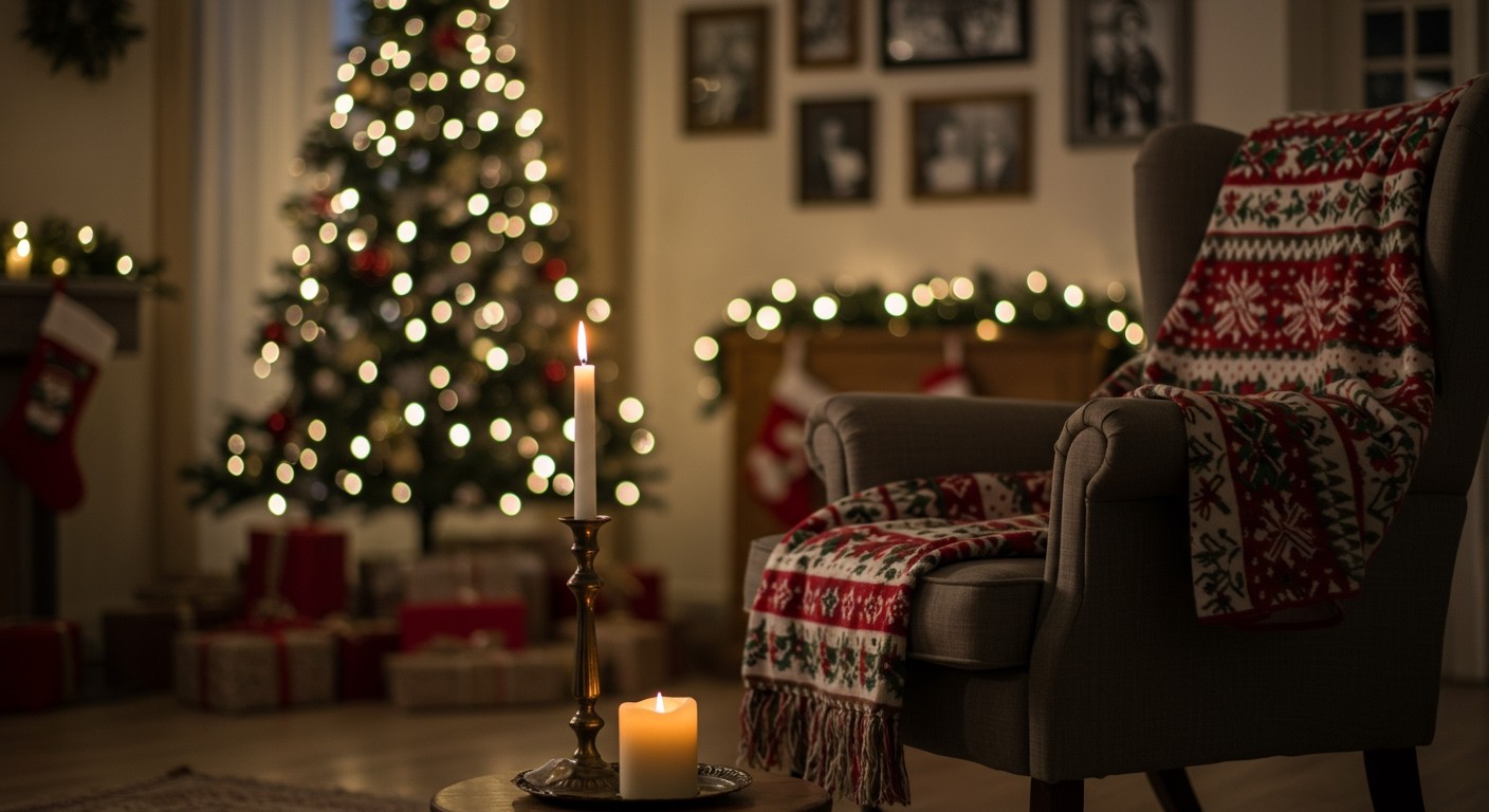 A karácsony emlékei erősítik a gyász feldolgozását.