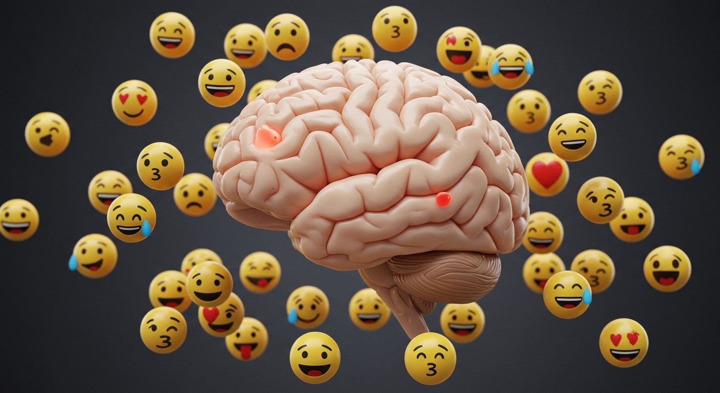 A fusiform arcterület kulcsszerepet játszik az emojik azonosításában.