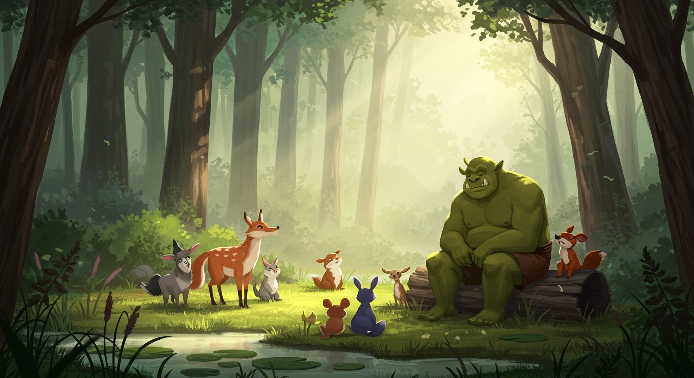 Shrek önelfogadása megmutatja, hogy a boldogság belülről fakad.
