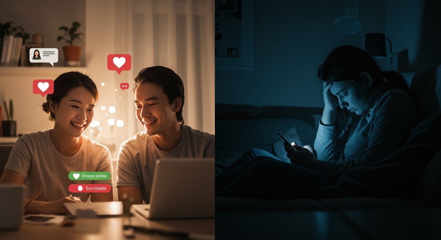 Az online kapcsolatok sokszor eltérnek a valóságtól.