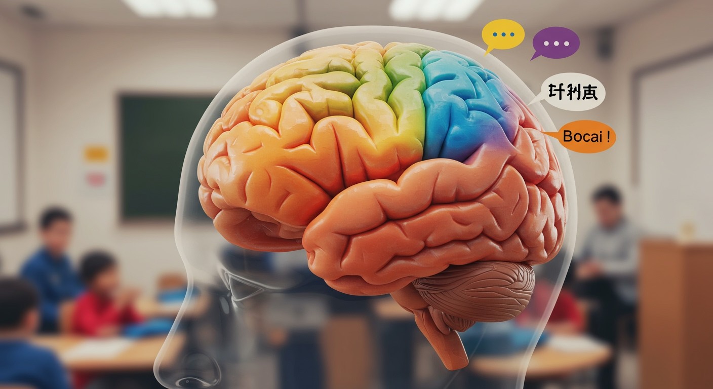 A Broca-terület kétnyelvűeknél különböző módon aktiválódik.