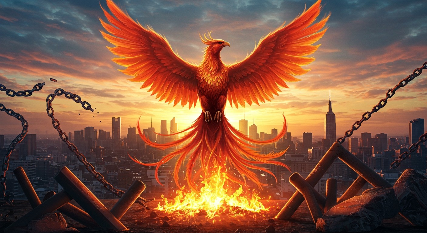 A főnix-effektus segít a nehézségek legyőzésében.