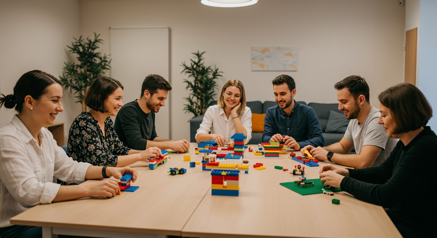 A LEGO fejleszti a kreativitást és csökkenti a stresszt.
