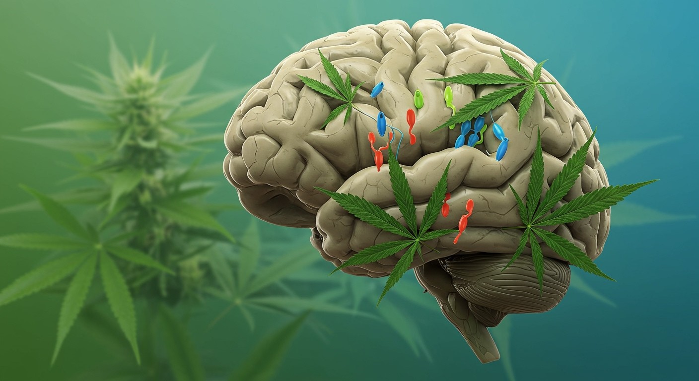 A marihuána befolyásolja a dopamin és kannabinoid receptorokat.