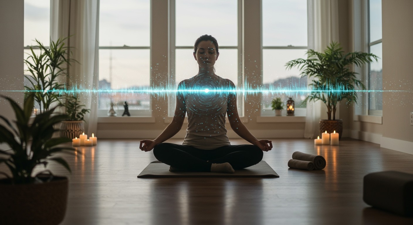 A vezetett meditáció segíti az alfa-hullámok növelését.