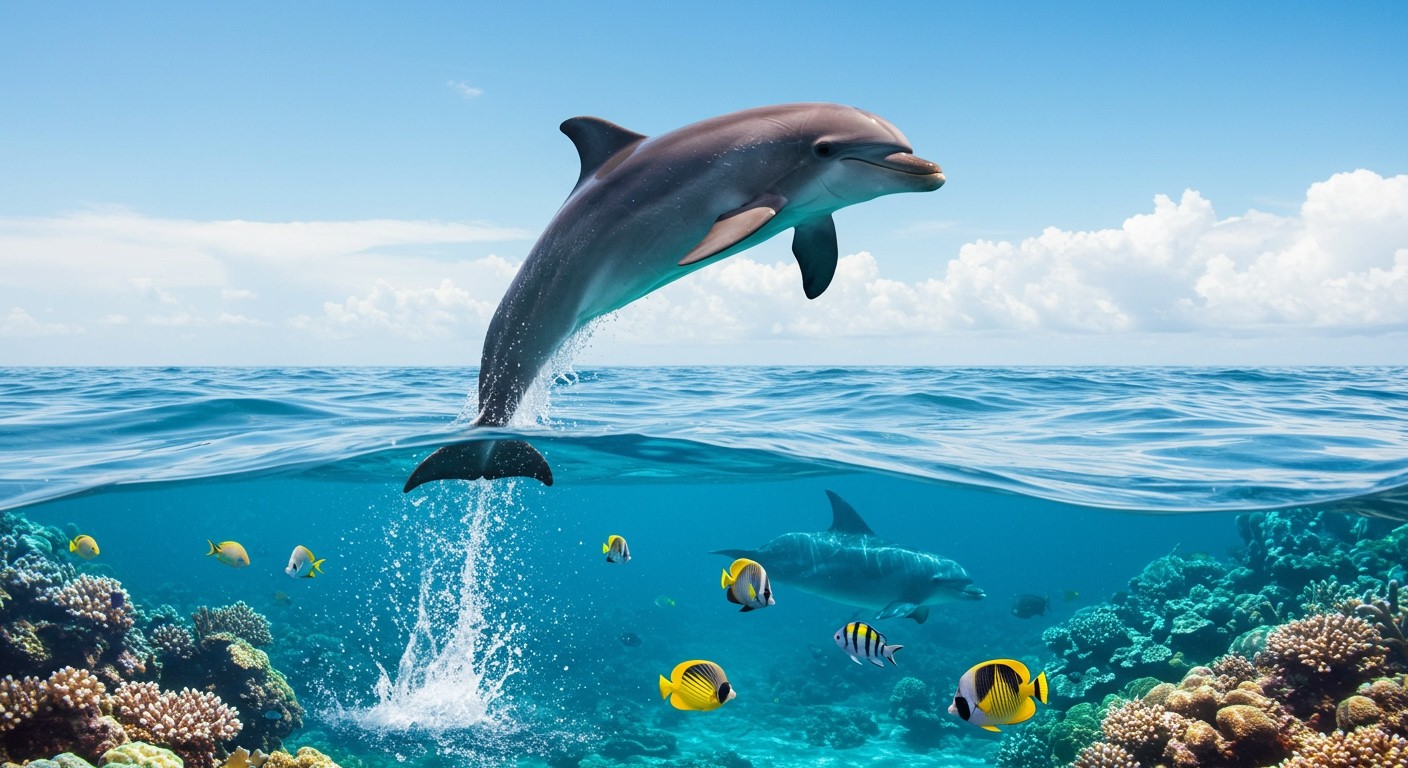 A delfinek társas játékai és kommunikációjuk lenyűgözőek.