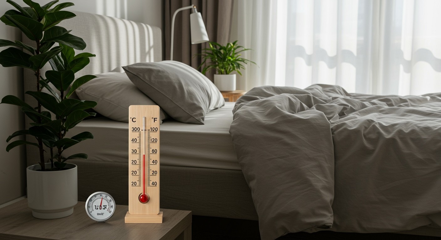 A hálószoba ideális hőmérséklete 16-20 °C között van.