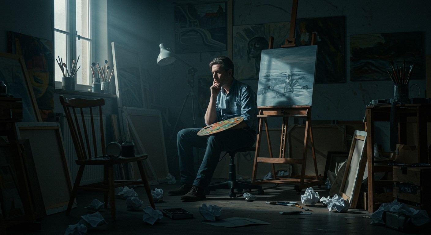 A melankólia inspirálja a művészek kreatív kifejezésmódját.