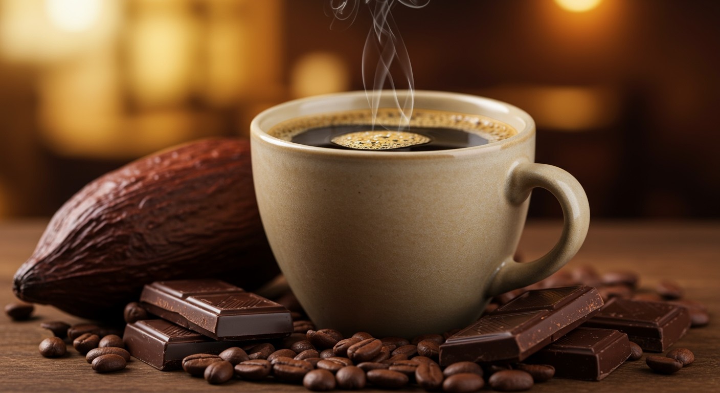 A csokoládé és a koffein javítja a hangulatot.