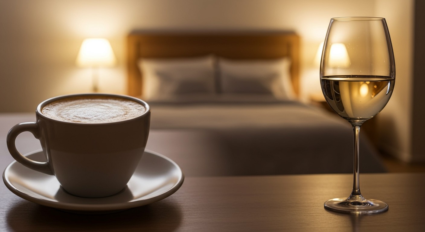 A koffein és alkohol zavarja a mély alvást.