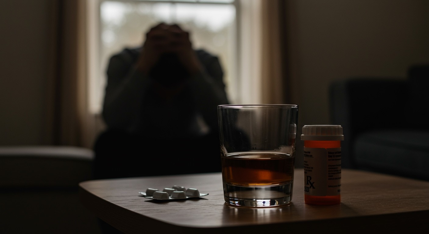 A depressziós betegek 30-50%-a alkoholfüggő is.