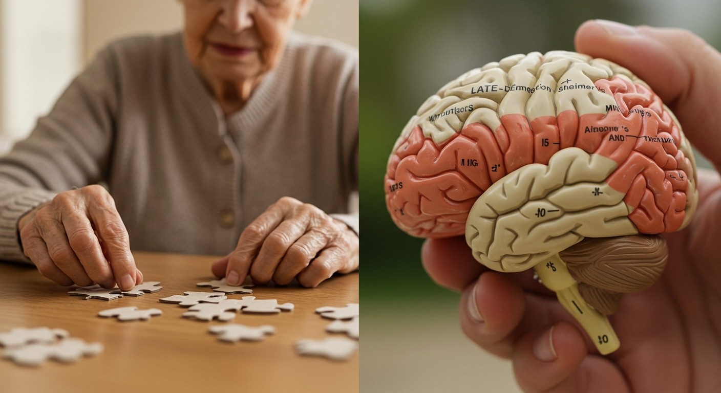 A LATE és Alzheimer-kór eltérő patológiai jellemzőkkel bír.
