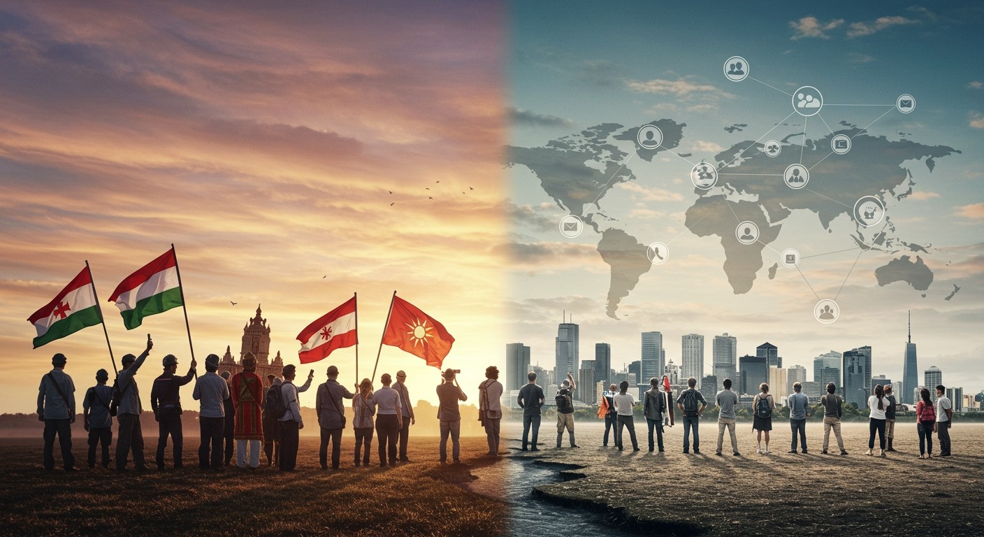A nacionalizmus és globalizáció feszültségei társadalmi polarizációt okoznak.