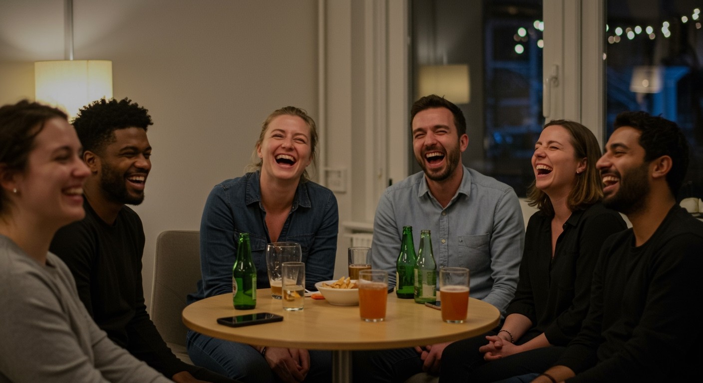 A nevetés erősíti a csoportkohéziót és a kapcsolatokat.