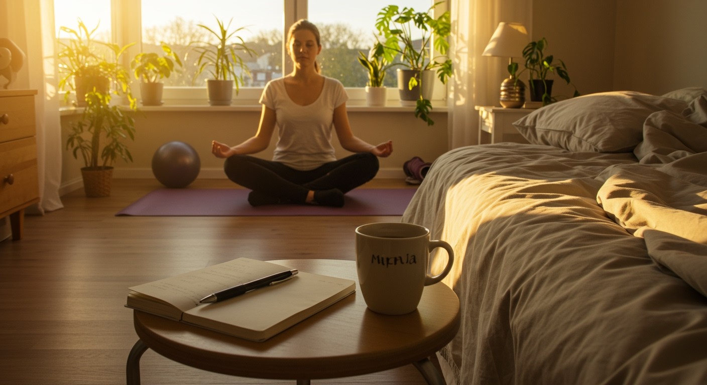 A reggeli meditáció csökkenti a stresszt és növeli a fókuszt.