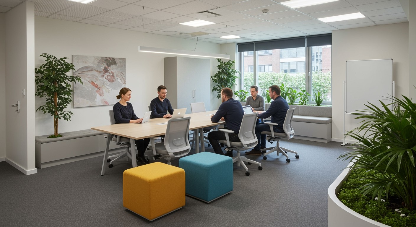 A munkahelyi stressz csökkentéséhez ergonomikus környezet szükséges.