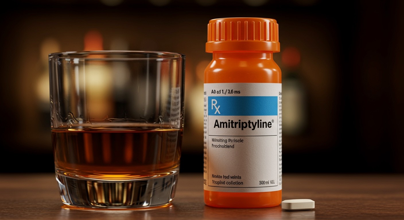 Az amitriptilin és alkohol együttes használata súlyos mellékhatásokat okozhat.