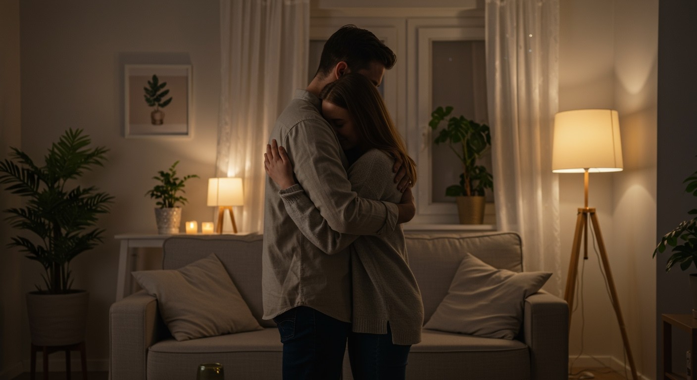 Az ölelés erősíti a párkapcsolat intimitását és bizalmát.