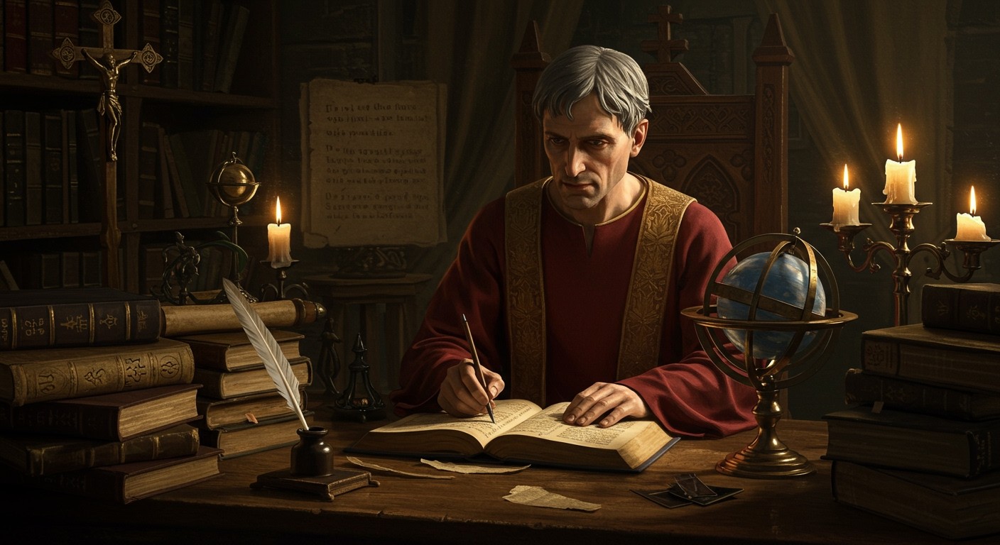 Boethius a filozófiát és a hitet harmonizálta gondolataiban.