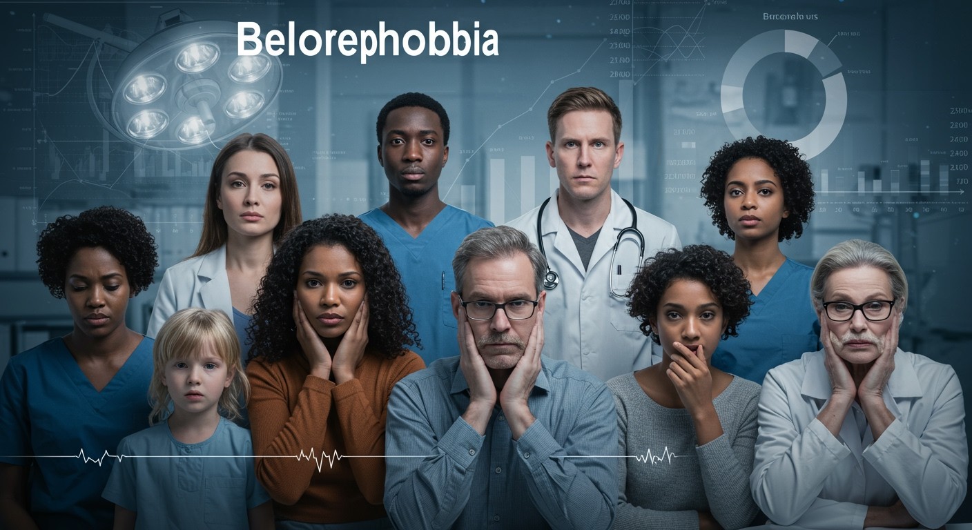 A belonefóbia a lakosság 1-2%-át érinti.