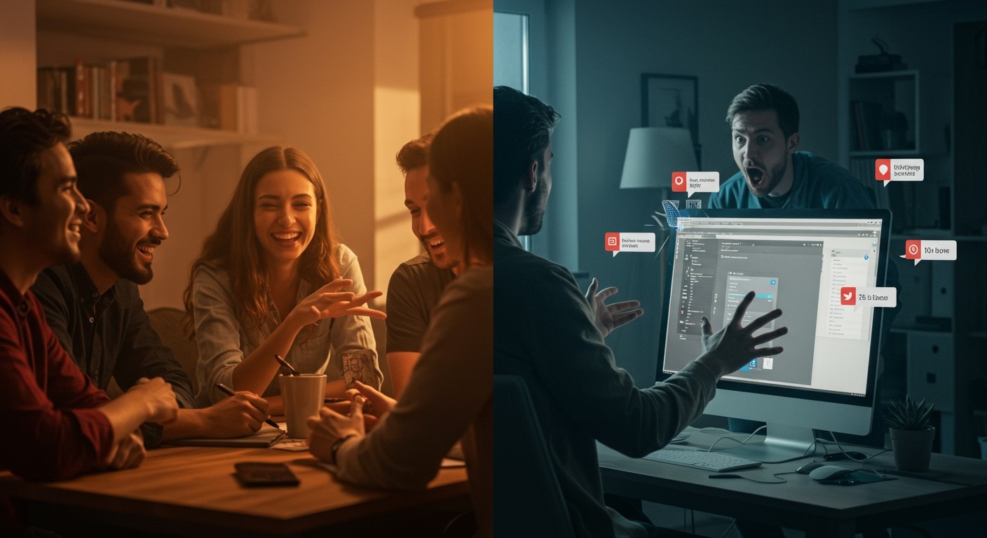A gátlástalanság online hátrányai: empátia csökken, konfliktusok nőnek.