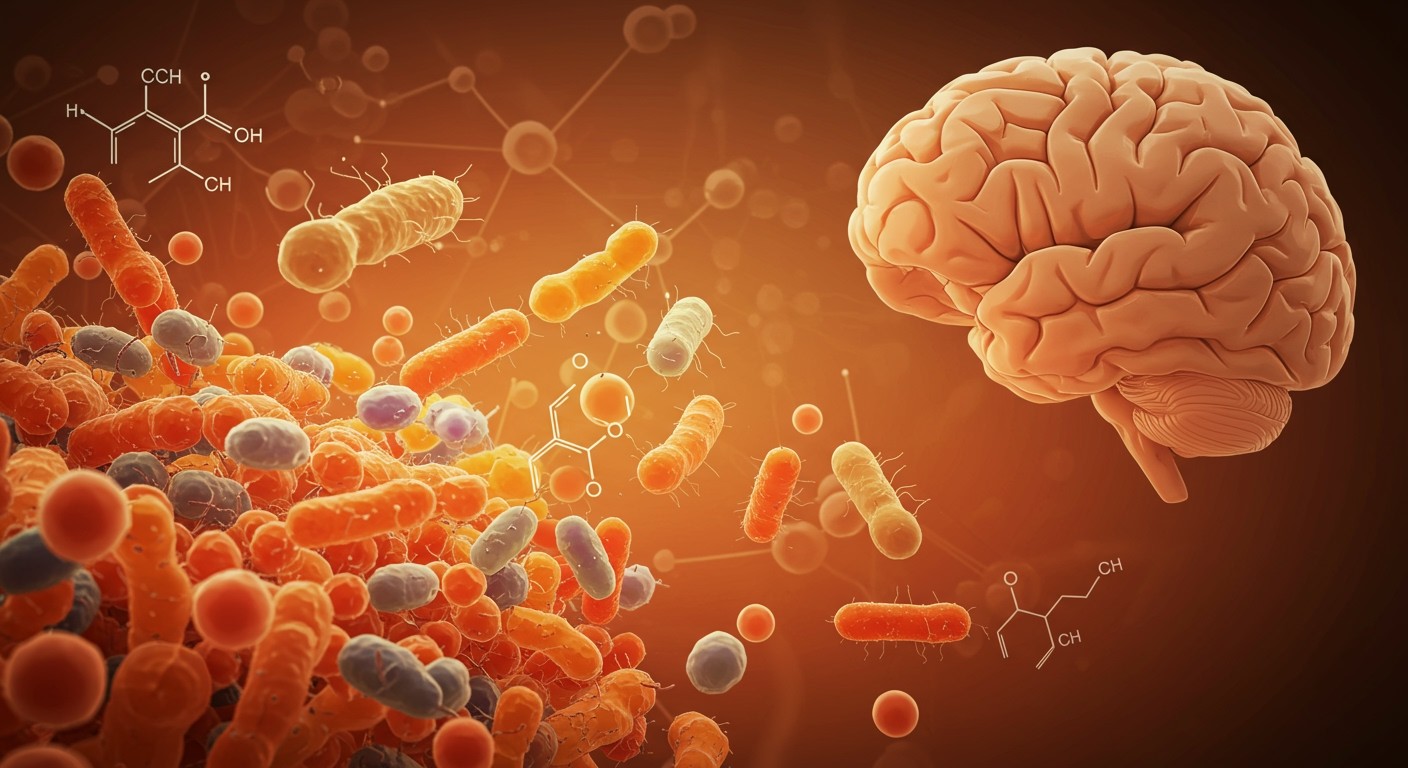 A mikrobióta befolyásolja a hangulatot neurotranszmitterek révén.
