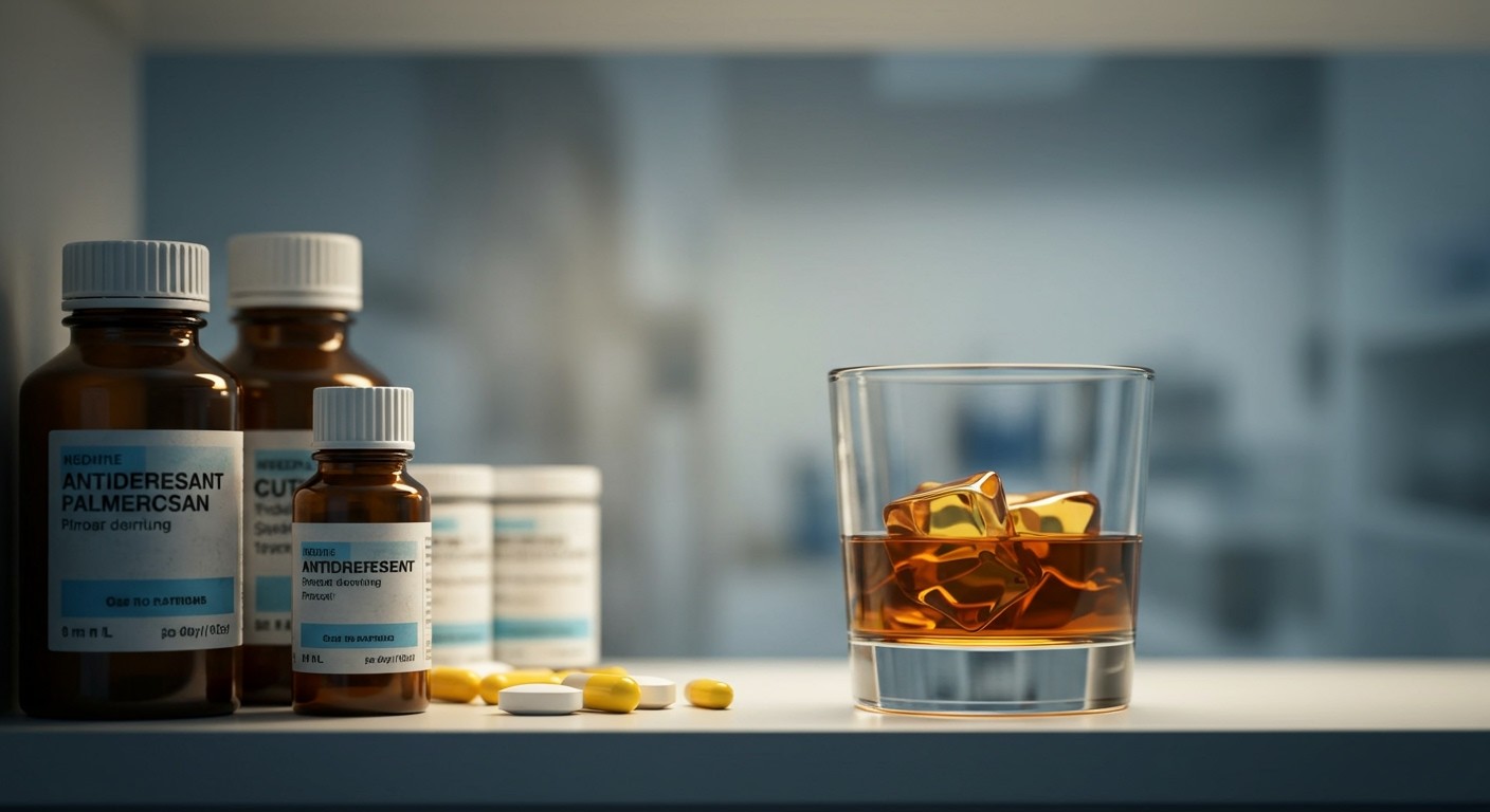 Az alkohol lassíthatja az antidepresszánsok metabolizmusát.