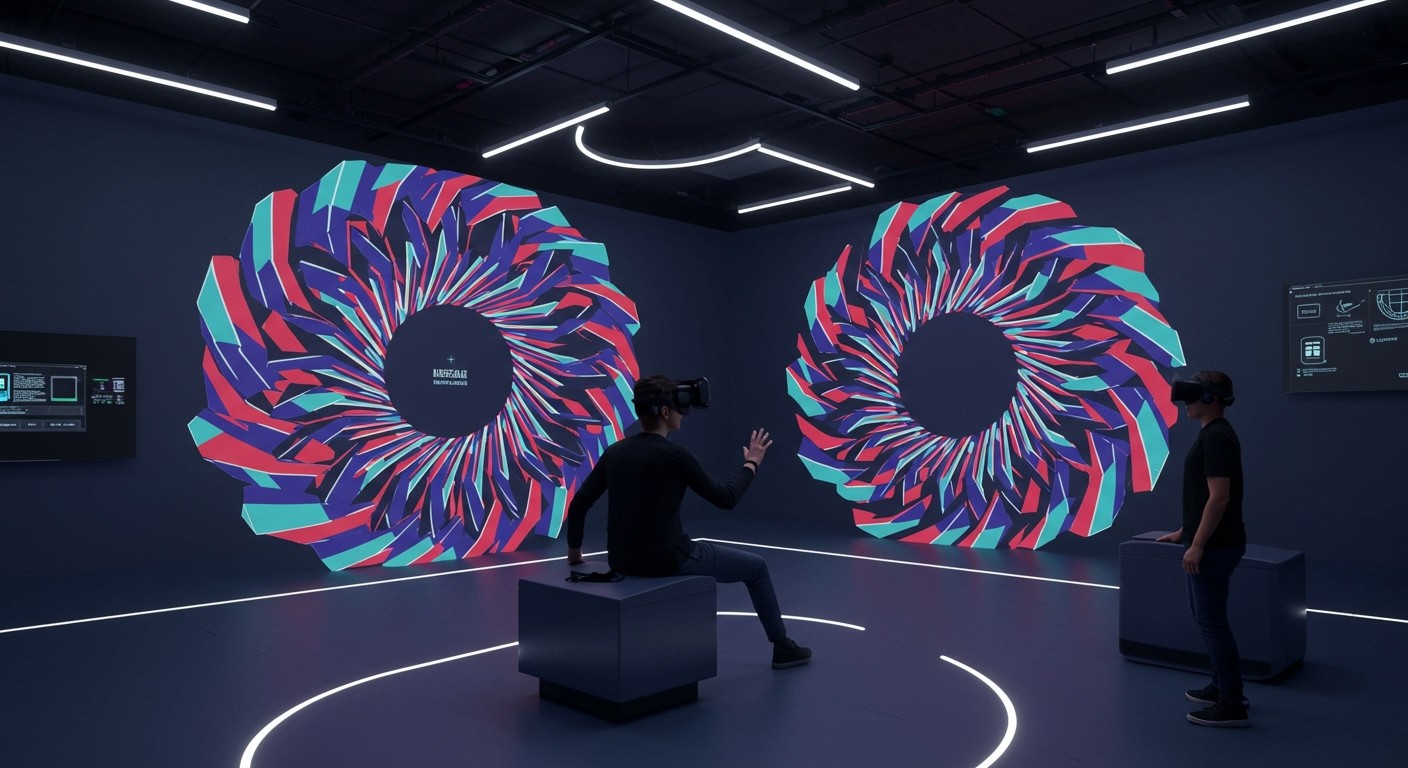 A 3D megjelenítés fokozza a mélységérzékelést a VR-ben.