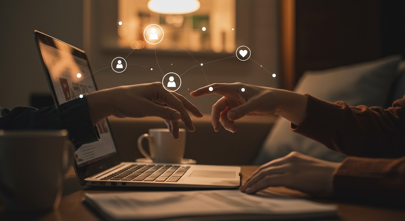 A digitális intimitás erősíti az online barátságok bizalmát.