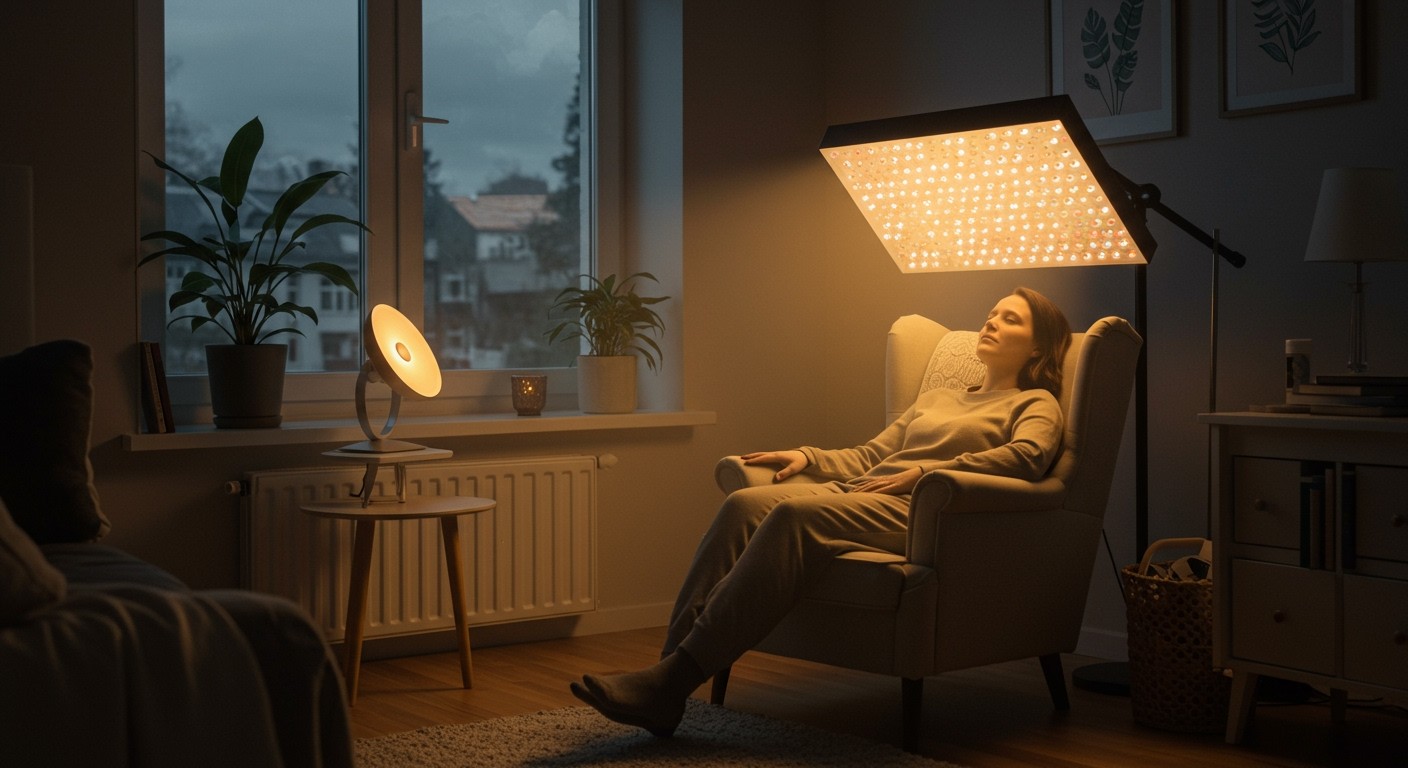 A fényterápia jelentősen csökkentheti a SAD tüneteit.