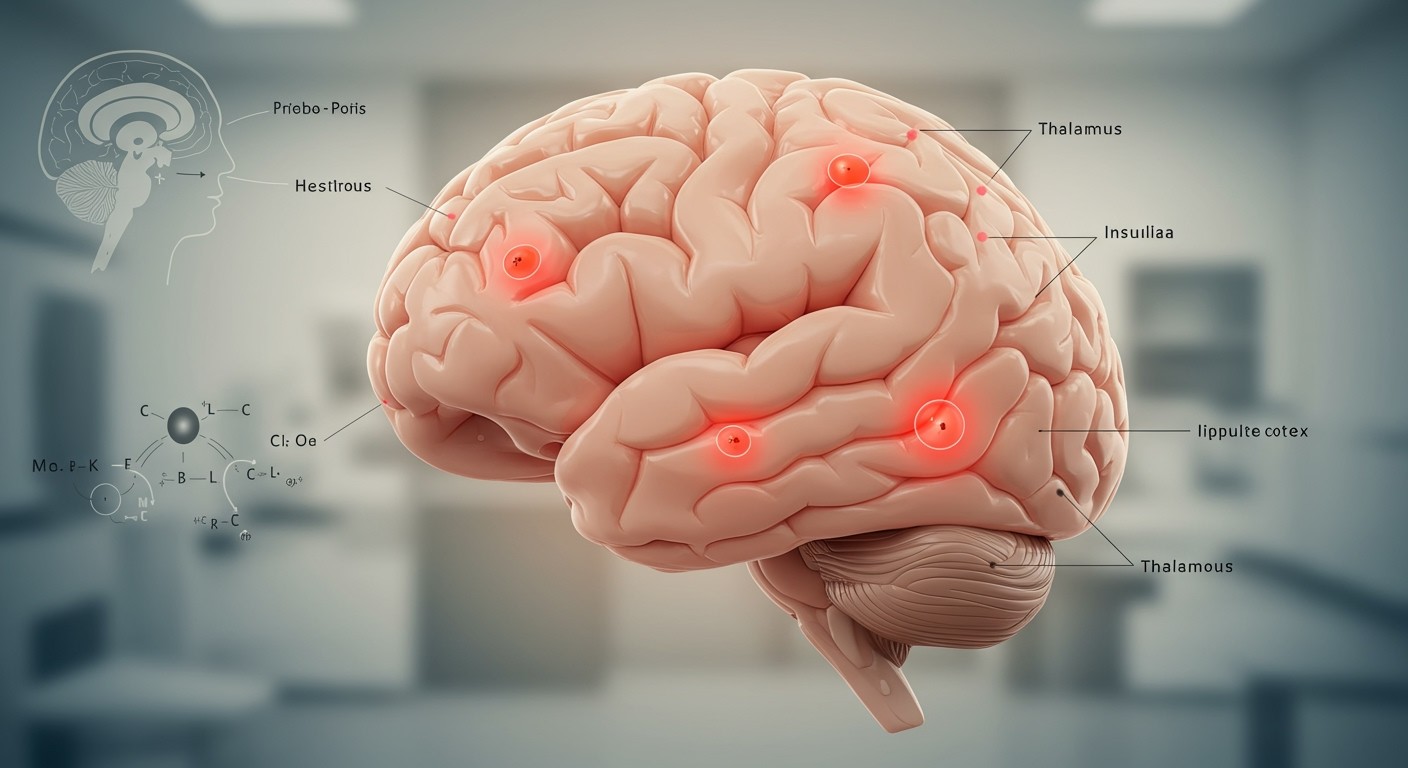 Az agy fájdalomfeldolgozásában a thalamus és a cortex játszik kulcsszerepet.