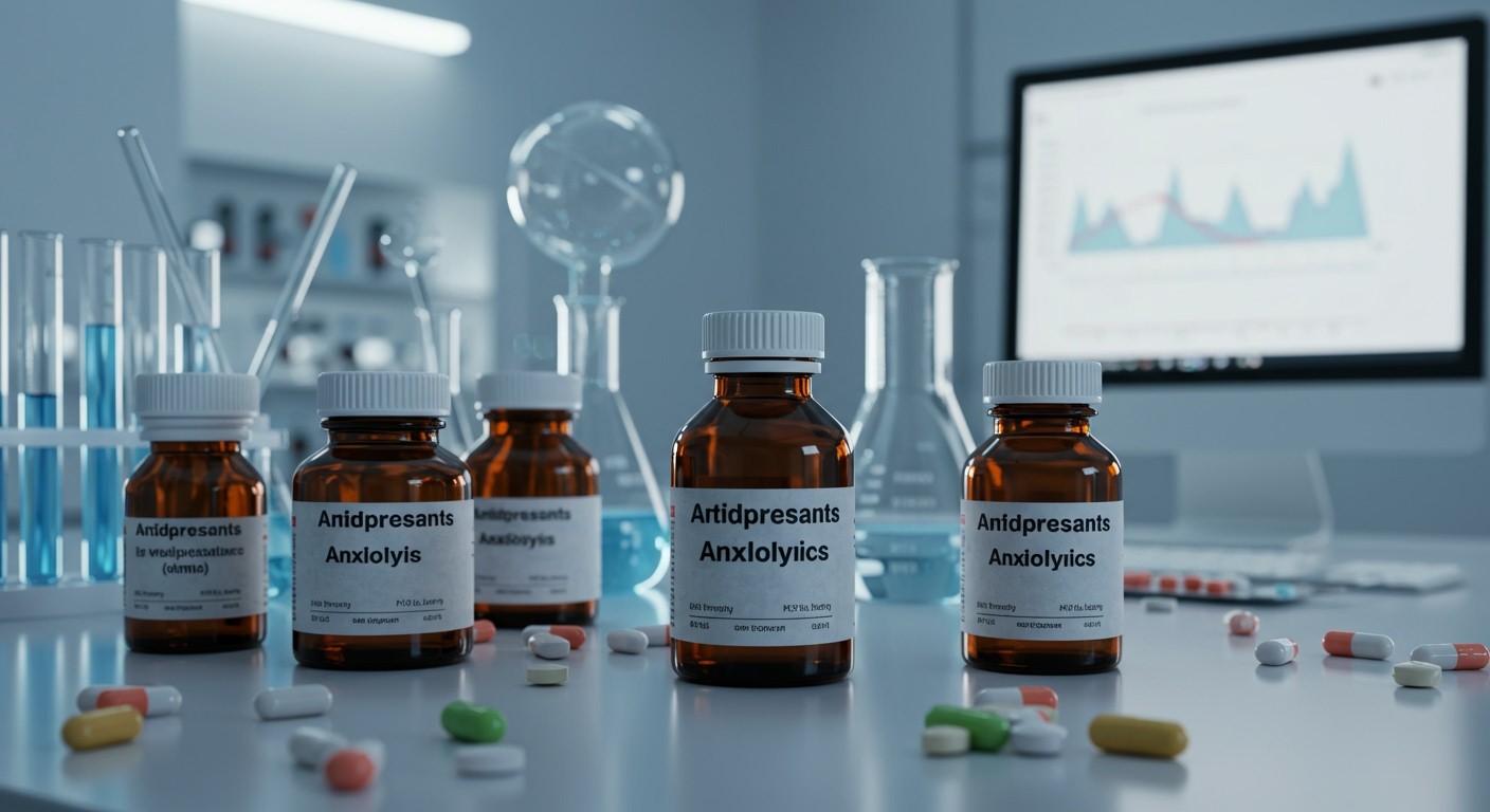 Az antidepresszánsok és szorongásoldók kölcsönhatása befolyásolja hatékonyságukat.