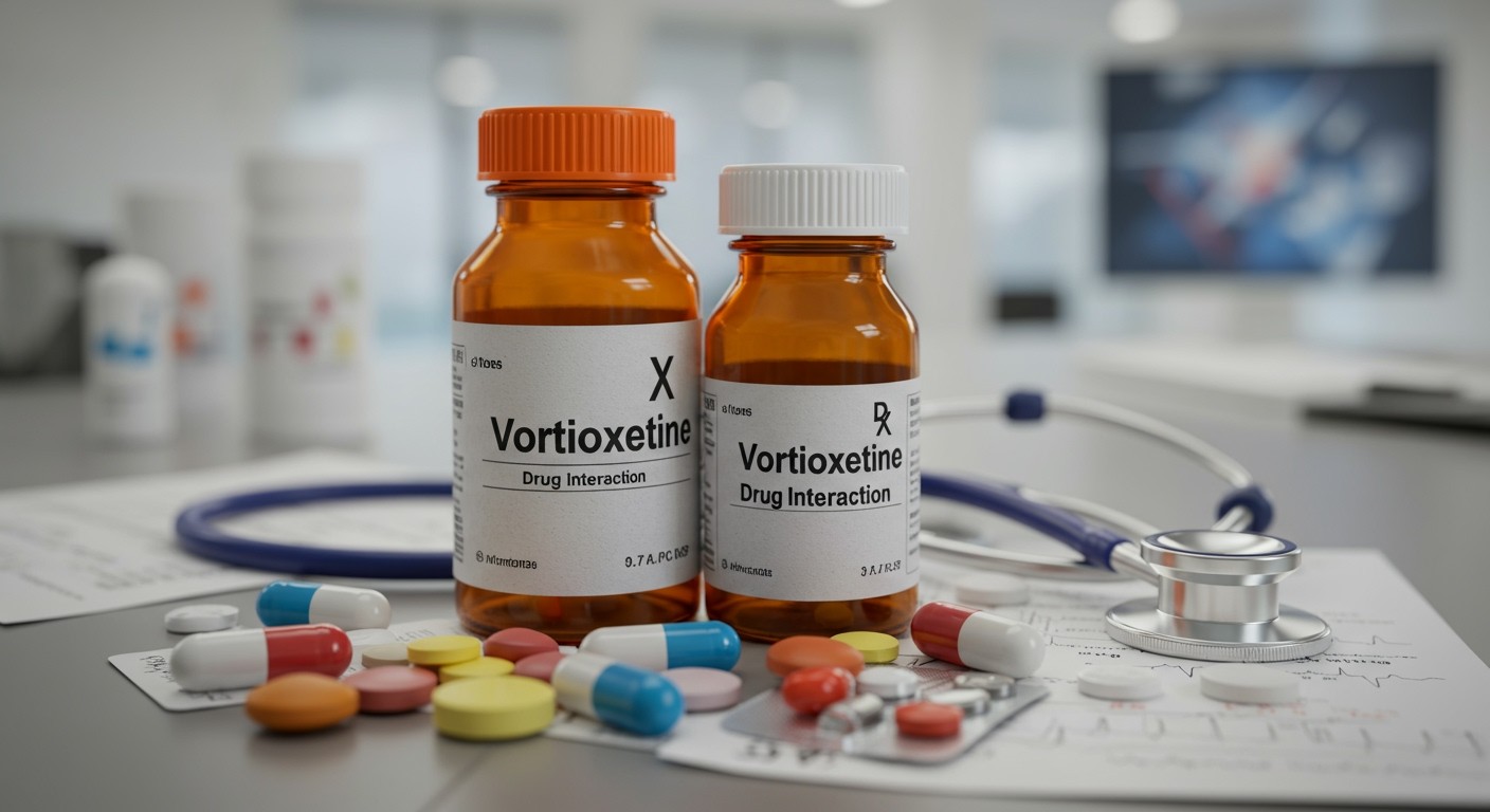 A vortioxetin bizonyos antidepresszánsokkal kölcsönhatásba léphet.