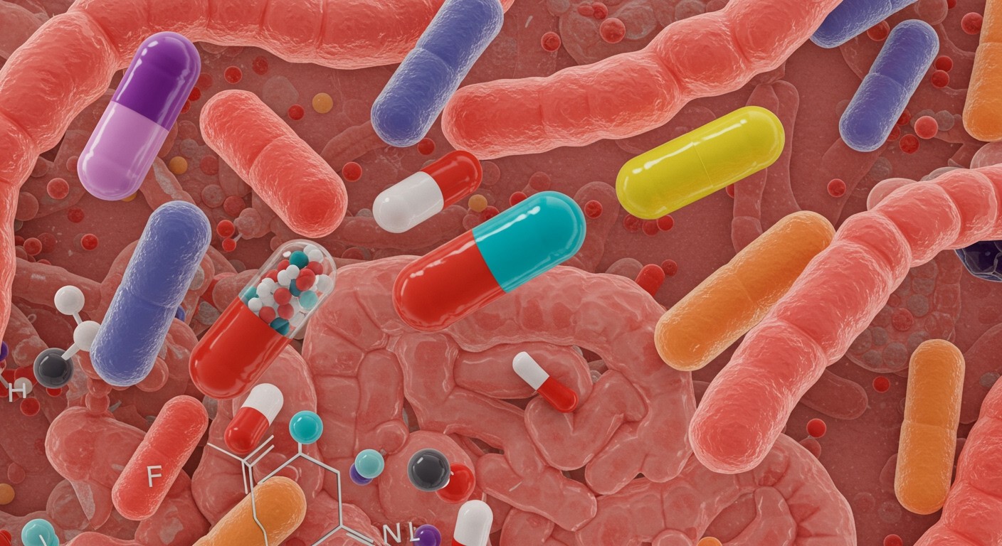 A bélflóra befolyásolja a gyógyszerek hatékonyságát és metabolizmusát.