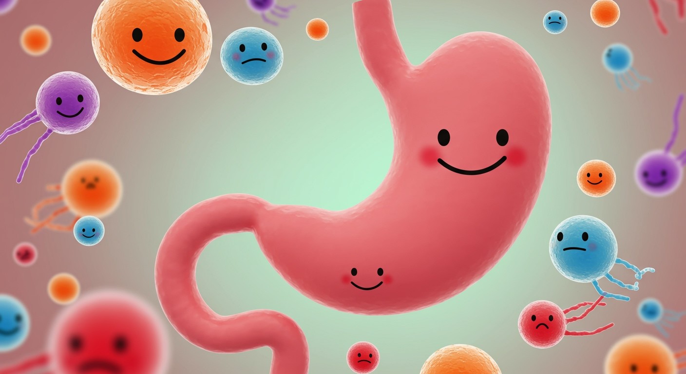 A bélflóra befolyásolja a hangulatunkat és érzelmeinket.