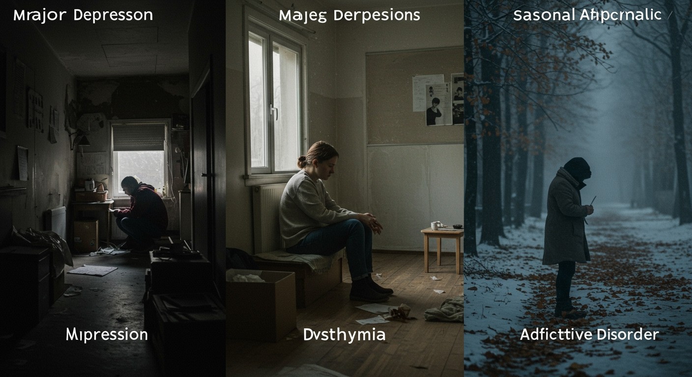 A depresszió sokféle formában jelentkezhet, mindennapi életünkre hatva.