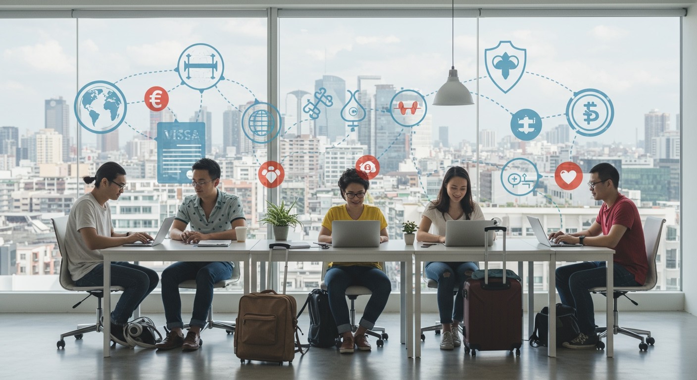 A digitális nomádok vízuma országonként változó feltételeket szab.