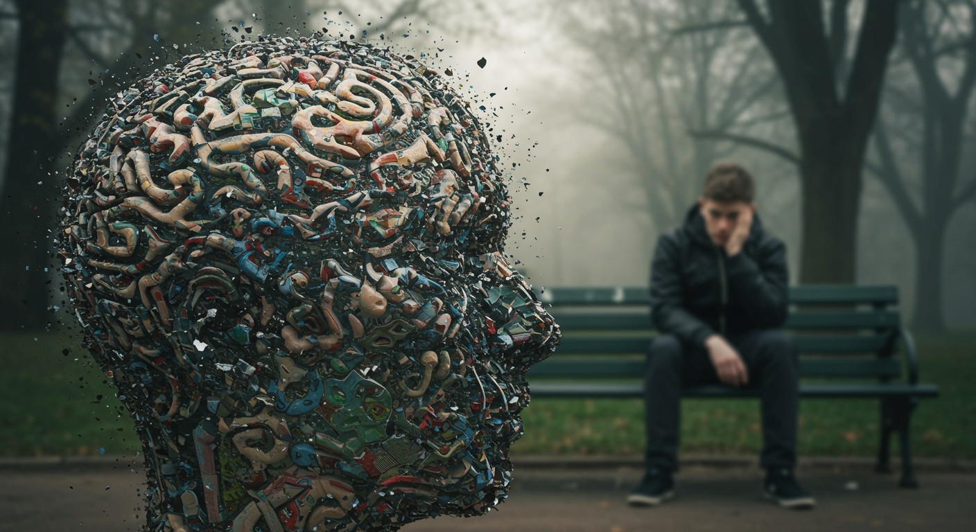 A pszichózis gyakran dezorganizált gondolkodást és viselkedést eredményez.