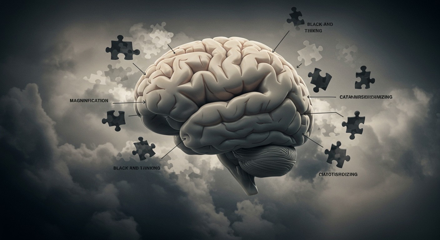 A kognitív torzítások felerősítik a szorongás érzését.