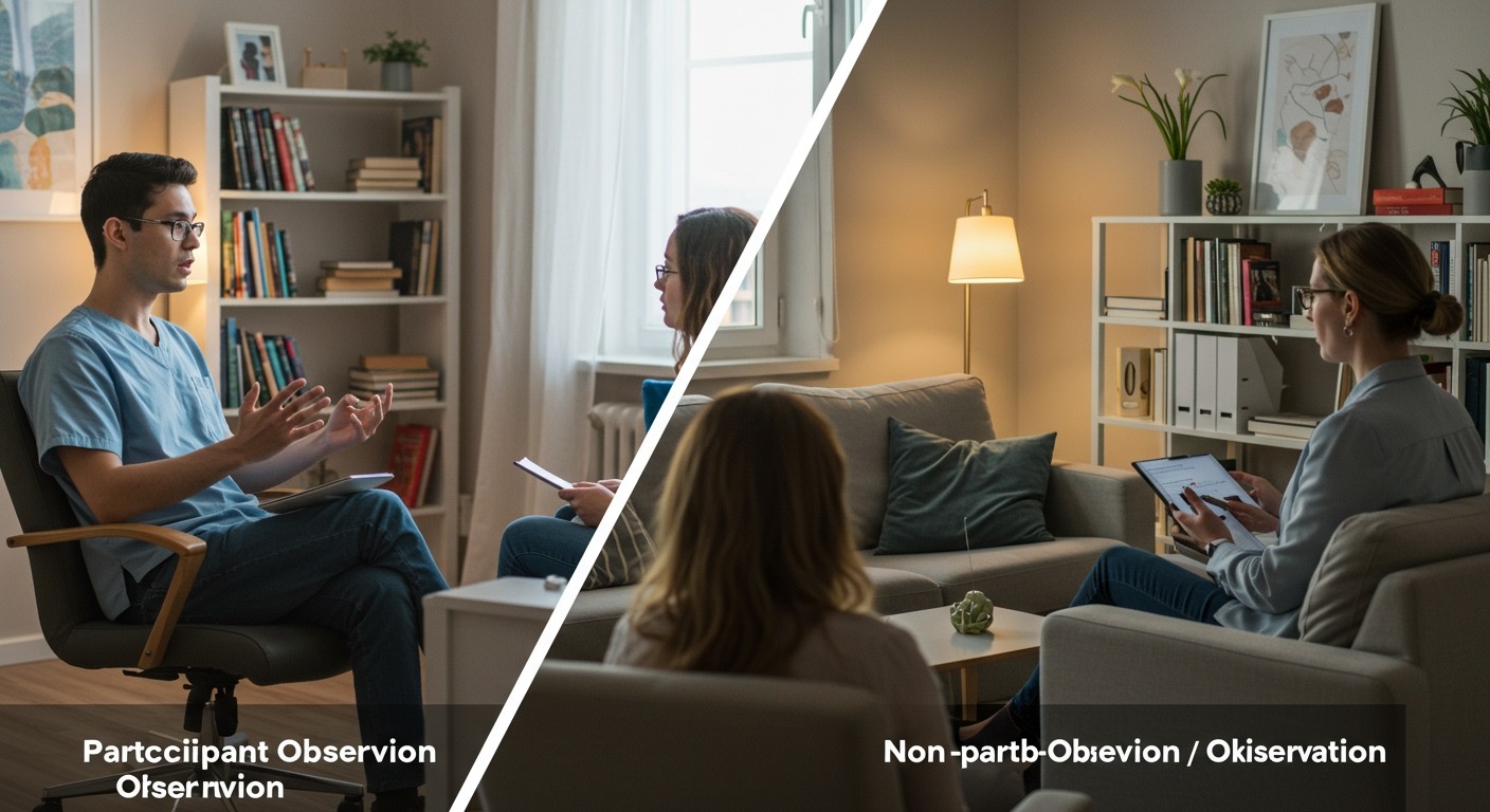 A résztvevő megfigyelés mélyebb betekintést nyújt a folyamatba.
