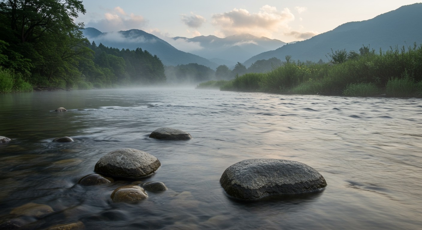 A víz lágysága erőt ad a kitartásnak.