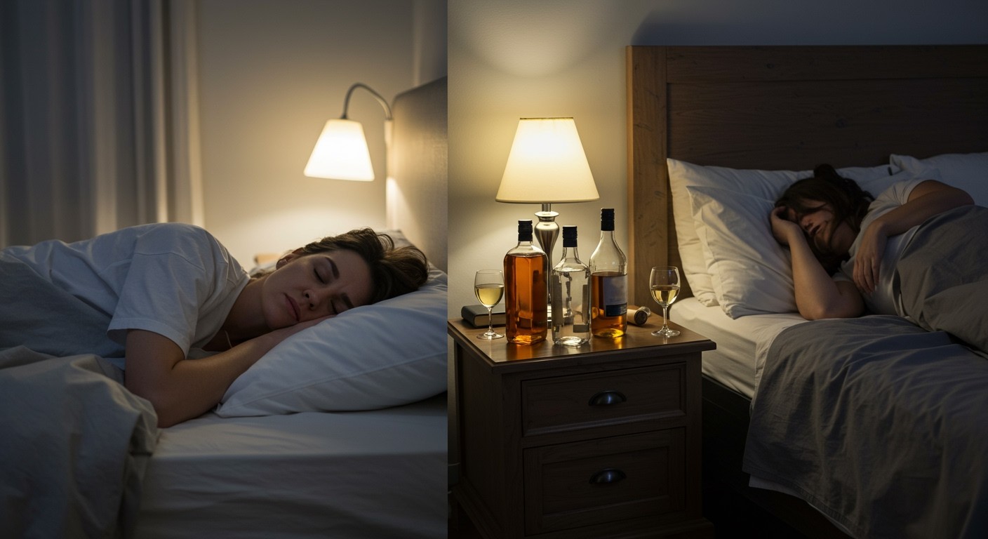 Az alkohol zavarja az alvás fázisait és minőségét.