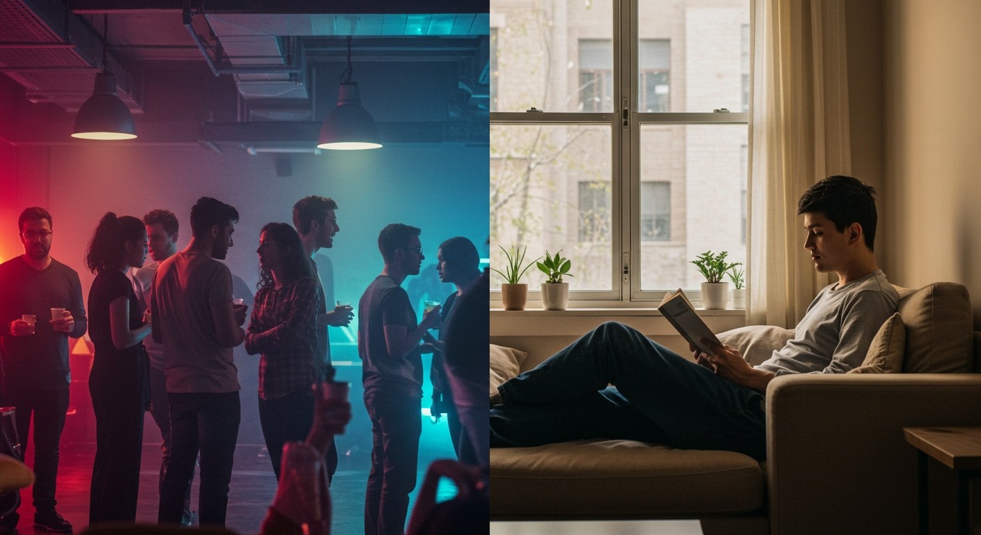 Az extraverzió-introverzió dimenzió a társas kapcsolatokban nyilvánul meg.