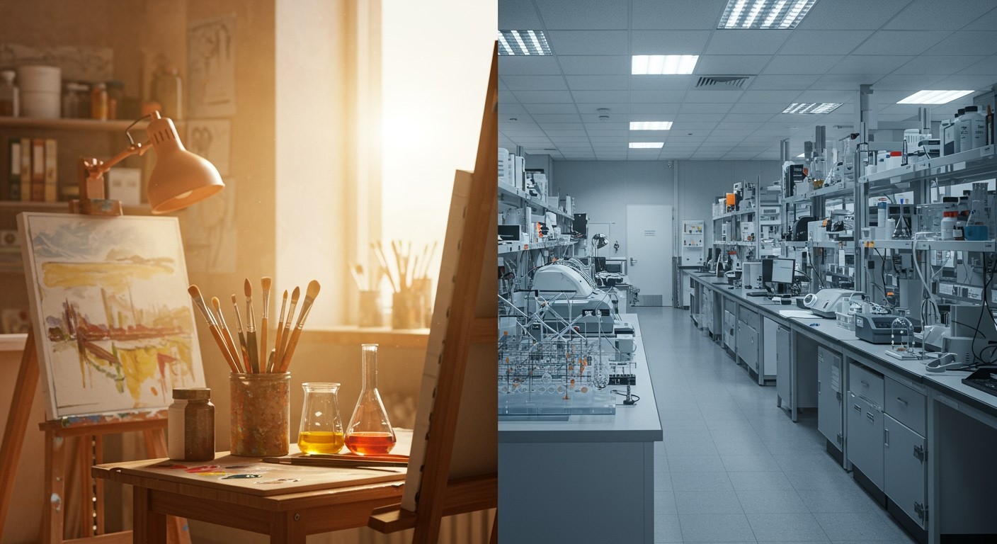 Az intuíció gyakran inspirálja a tudományos felfedezéseket és művészetet.