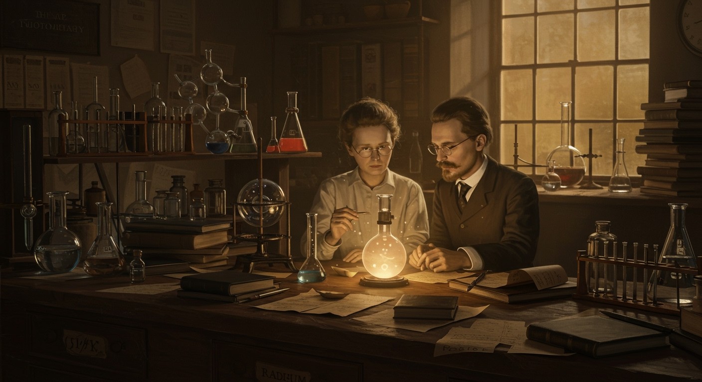 Pierre Curie és Marie Curie tudományos felfedezései összefonódtak.
