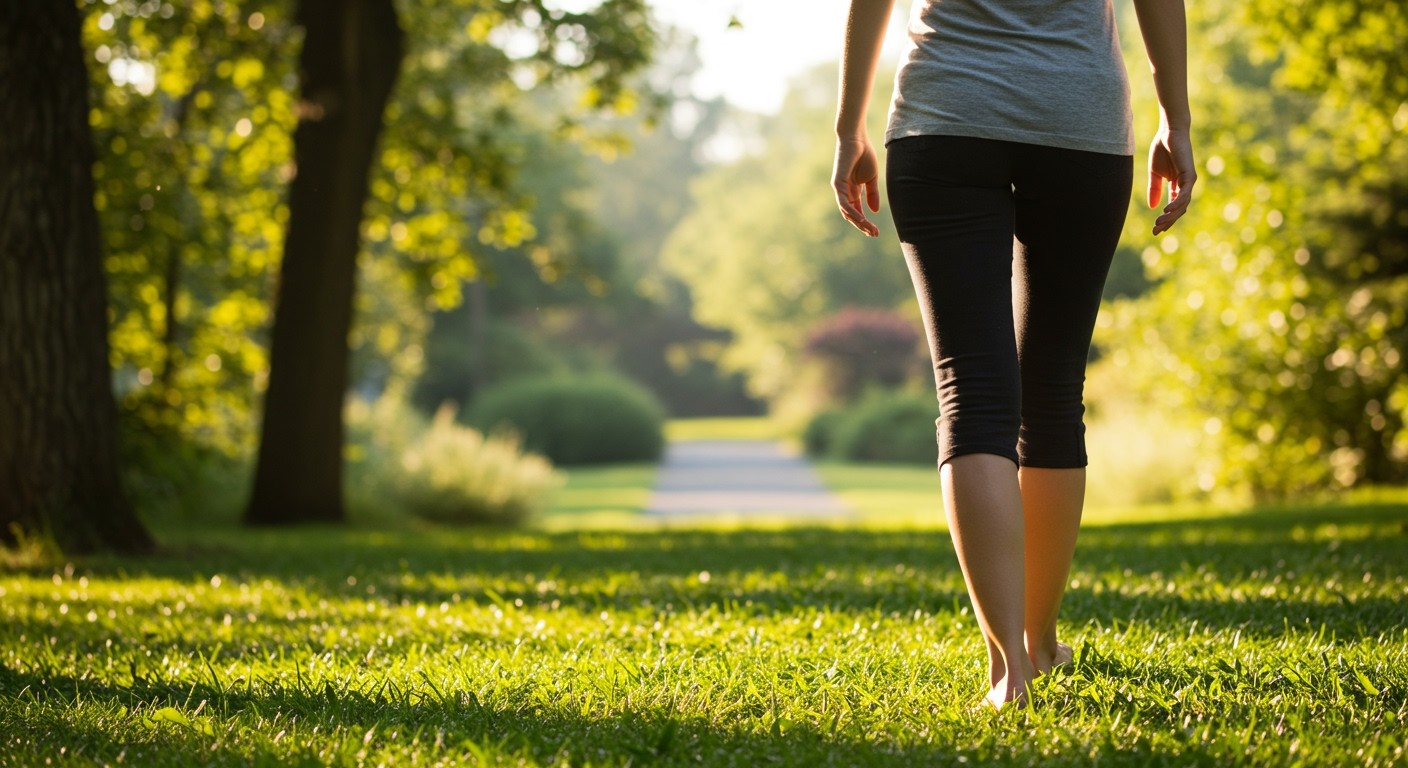 A sétálómeditáció segít a stressz csökkentésében és a fókuszálásban.
