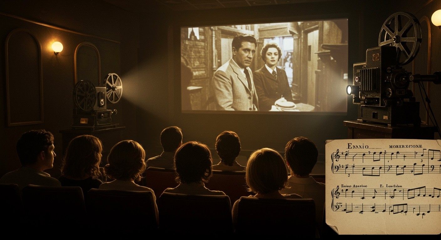 Morricone zenéje mély érzelmeket ébreszt filmes jelenetekben.