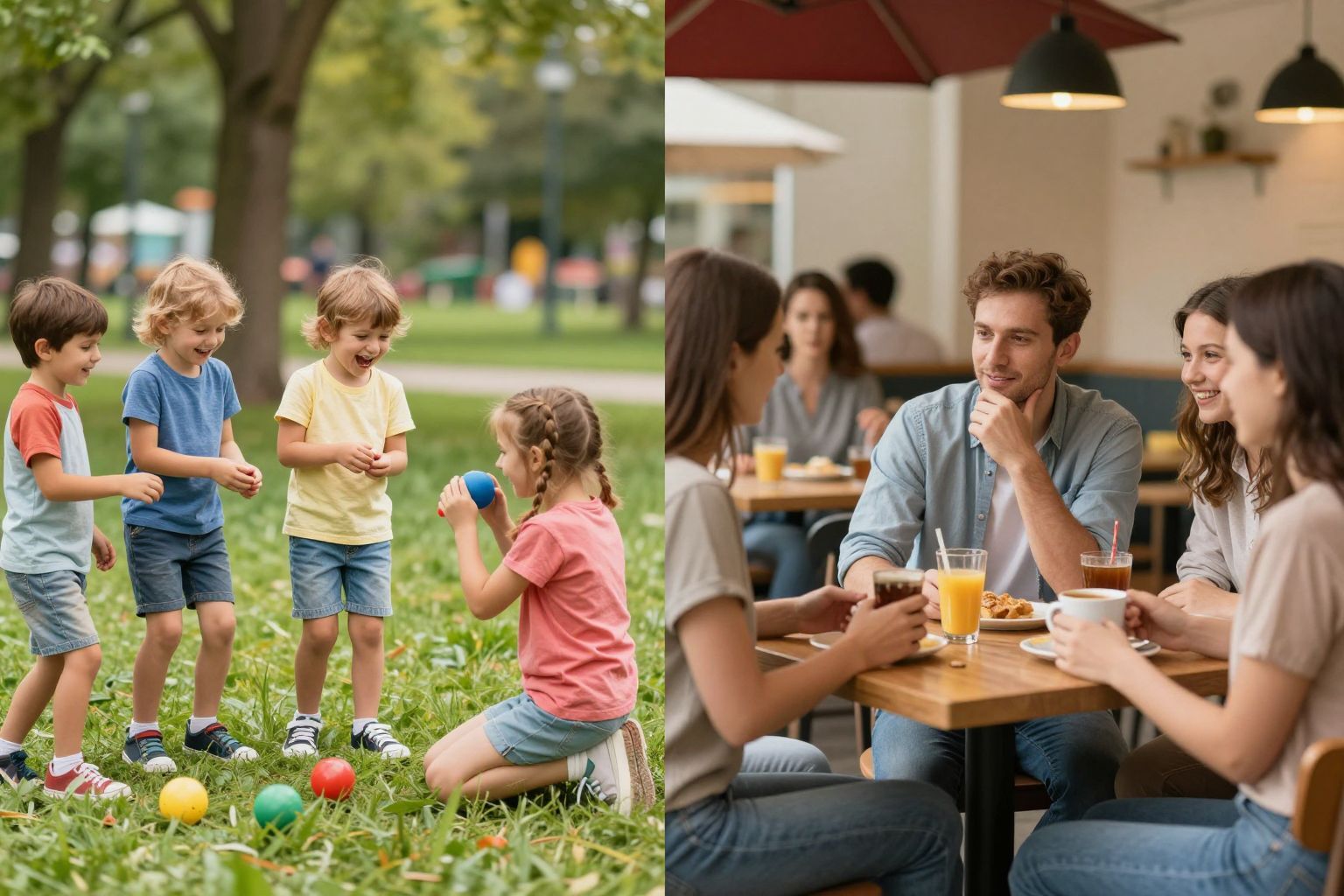 A gyermekkori kötelékek általában tisztábbak és közvetlenebbek.