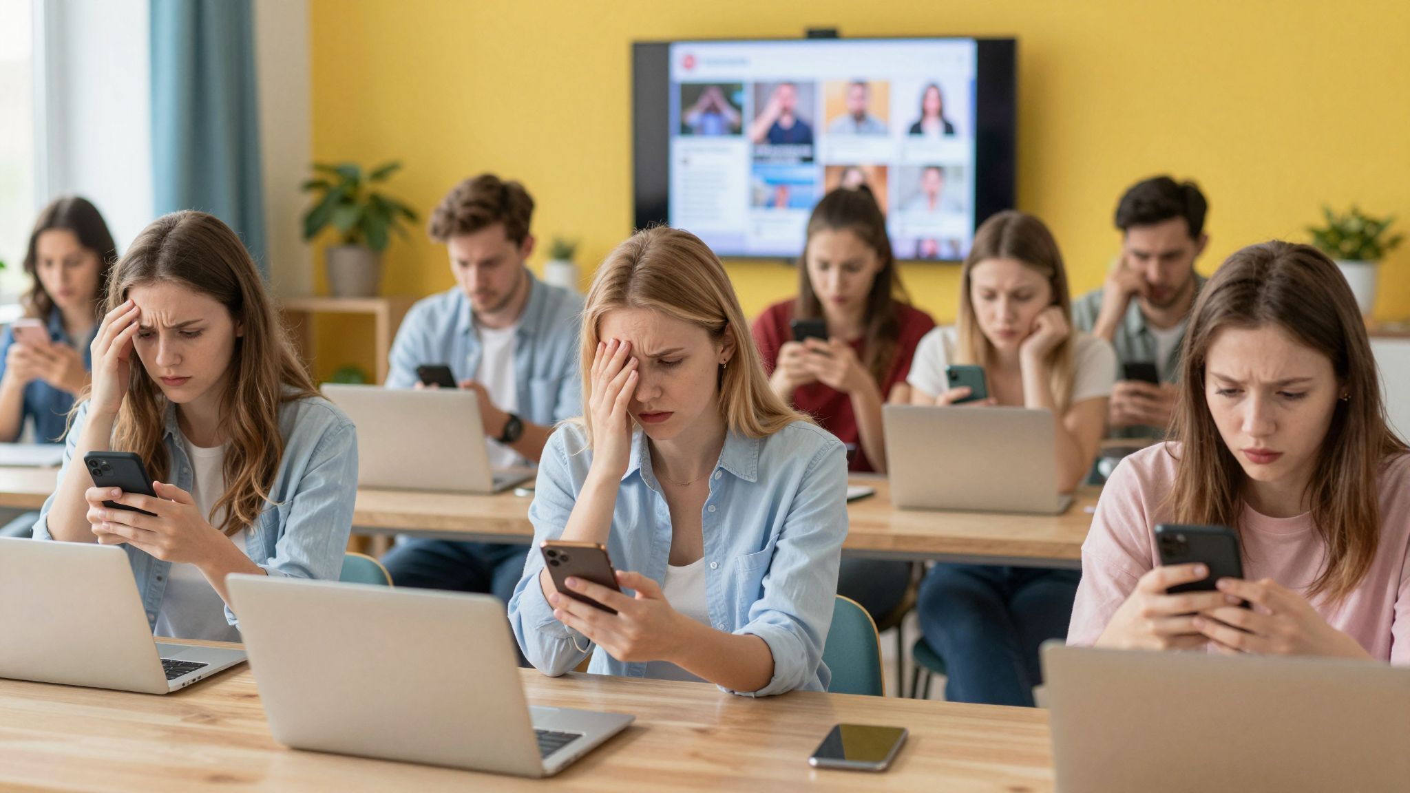 A közösségi média valós kapcsolatok helyett illúziót nyújt.