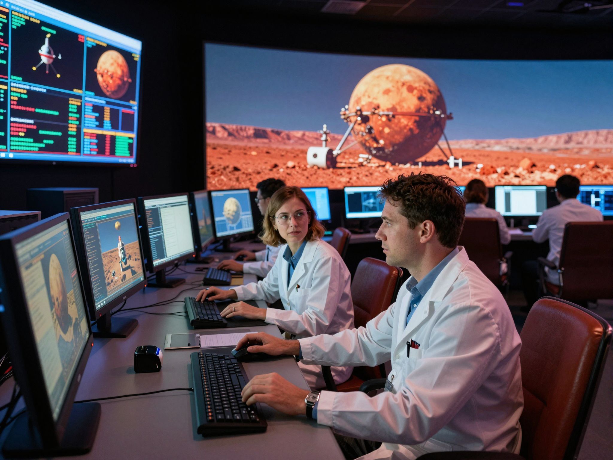 A Mars-expedíció során távészleléssel fedezték fel rejtélyeket.